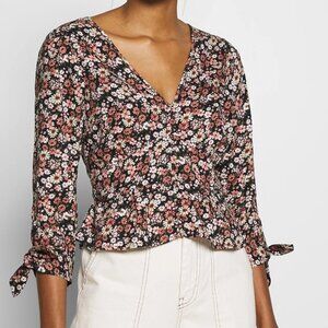 Abercrombie floral blouse